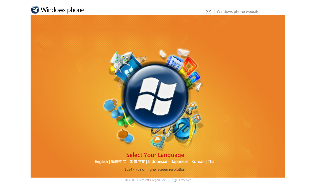 Windows Phone Event Website